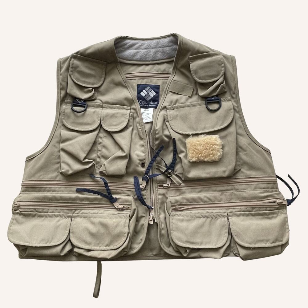 COLUMBIA SPORTSWEAR vest men's medium fishing utility vest
